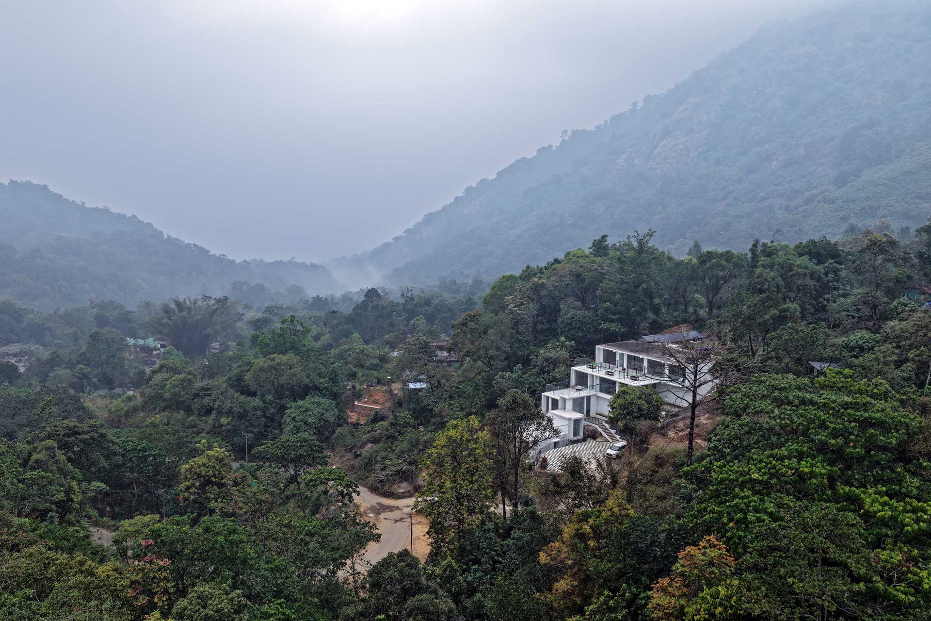 The Drizzle Stays Balcony View